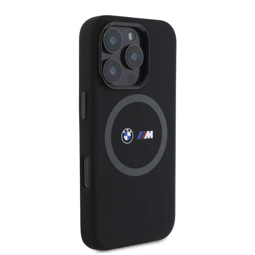 iPhone 16 Pro Bmw M MagSafe Liquid Silicone - Black
