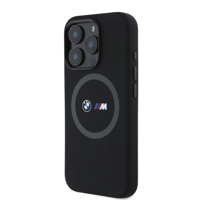 iPhone 16 Pro Bmw M MagSafe Liquid Silicone - Black