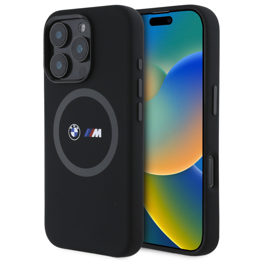 iPhone 16 Pro Max Bmw M MagSafe Liquid Silicone - Black
