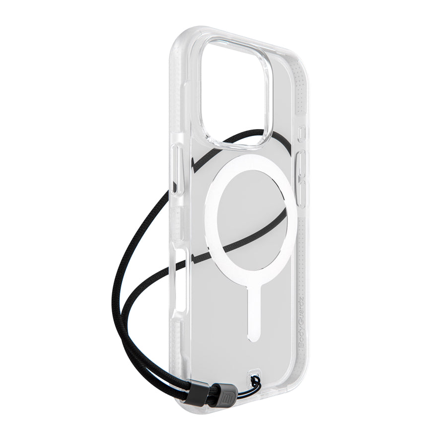 BODYGUARDZ Ace Pro Mag for iPhone 16 Pro - Clear/White