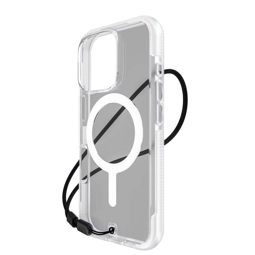 BODYGUARDZ Ace Pro Mag for iPhone 16 Pro - Clear/White