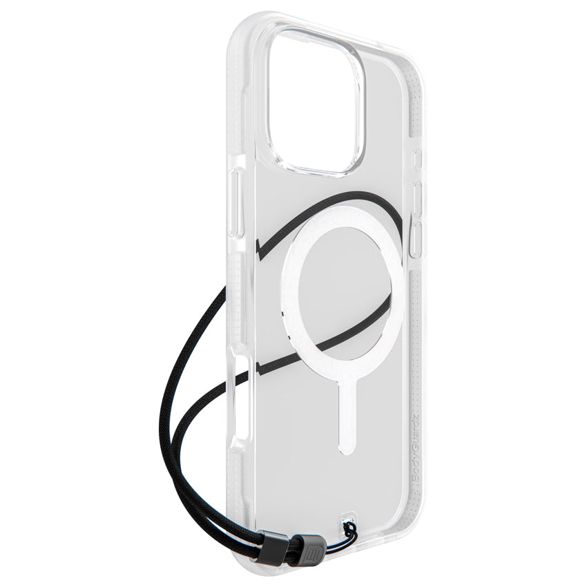 BODYGUARDZ Ace Pro Mag for iPhone 16 Pro Max - Clear/White
