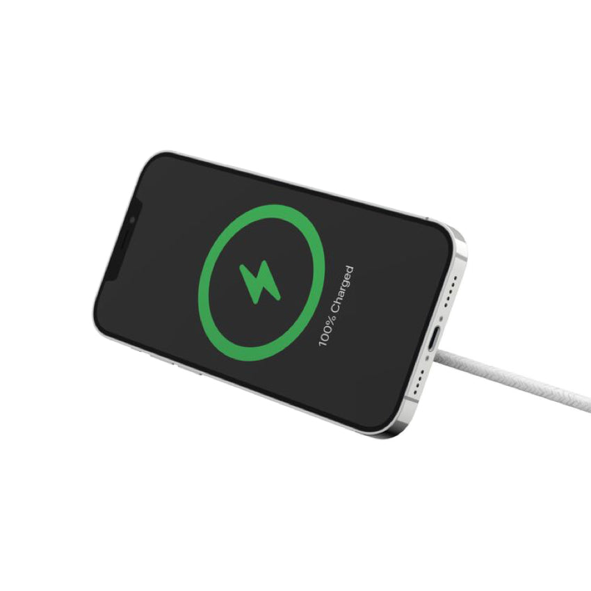 Belkin BOOSTCHARGE MagSafe Wireless Charger with Kickstand 1 Meter - White