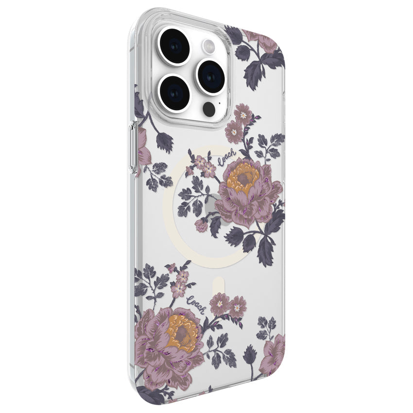 Coach Protective Case Mag for iPhone 15 Pro Max - Moody Floral