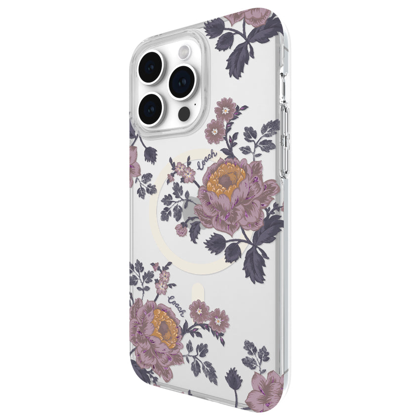 Coach Protective Case Mag for iPhone 15 Pro Max - Moody Floral