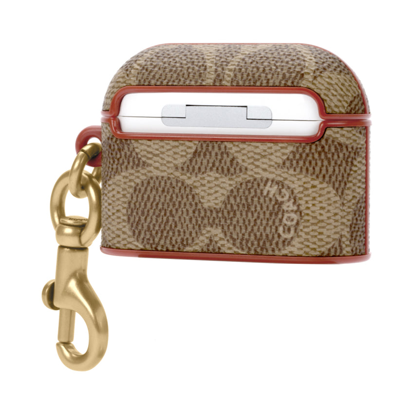 AirPods Pro 1/2 Case Coach Slim Wrap - Signature Tan
