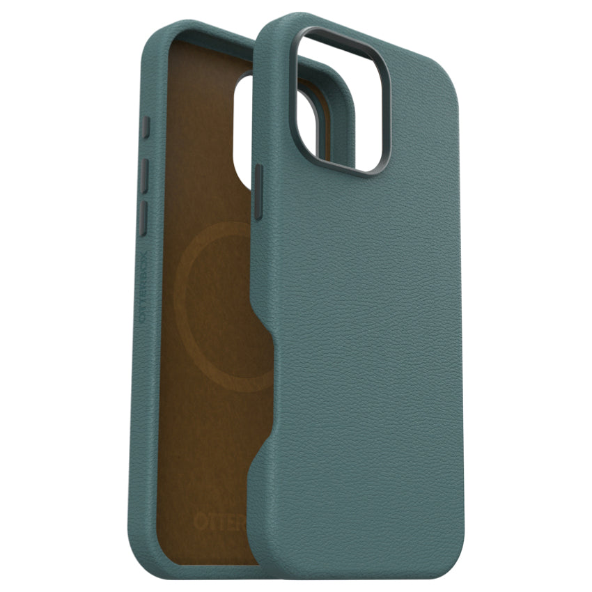 OTTERBOX Symmetry Cactus Leather for iPhone 16 Pro Max - Juniper Sprig Green