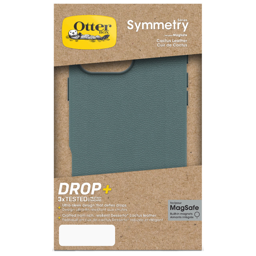 OTTERBOX Symmetry Cactus Leather for iPhone 16 Pro Max - Juniper Sprig Green