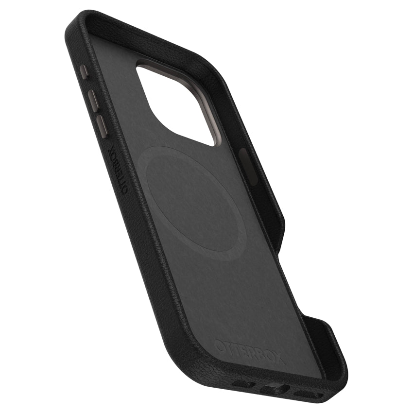 iPhone 16 Pro Max Case Otterbox Symmetry Cactus Leather - Noir Ash Black