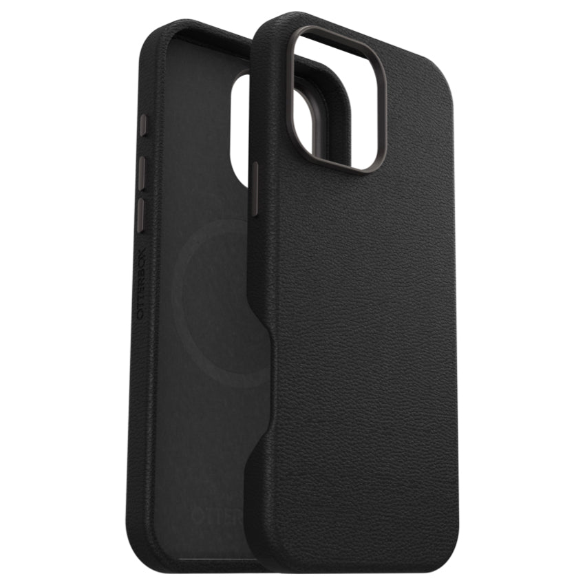 iPhone 16 Pro Max Case Otterbox Symmetry Cactus Leather - Noir Ash Black