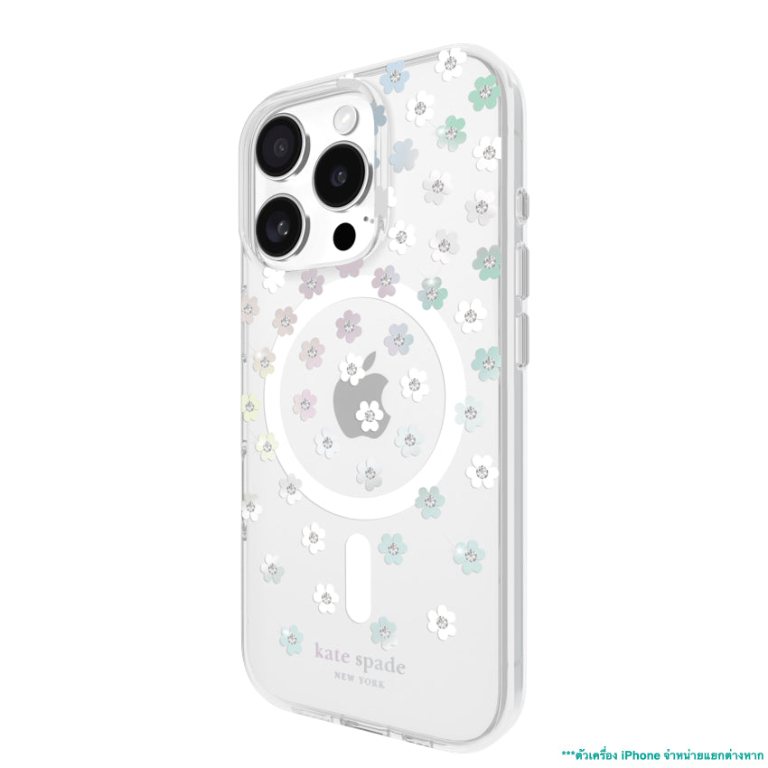 iPhone 16 Pro Case Kate Spade Prints MagSafe - Scattered Flowers