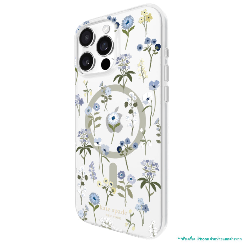 iPhone 16 Pro Max Case Kate Spade Prints MagSafe - Precious Bloom