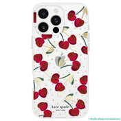 iPhone 16 Pro Max Case Kate Spade Prints MagSafe - Cherry Dot