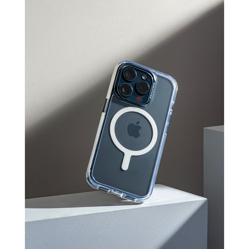 iPhone 15 Pro Max Devilcase Guardian Standard - Blue Titanium Mag/Blue Titanium