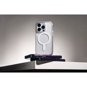 iPhone 15 Pro Max Devilcase Guardian Standard - Clear Mag/Silver