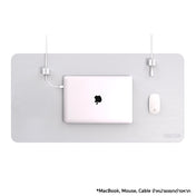 Function 101 - Desk Mat Pro Gray + 2 Gray Cable Blocks