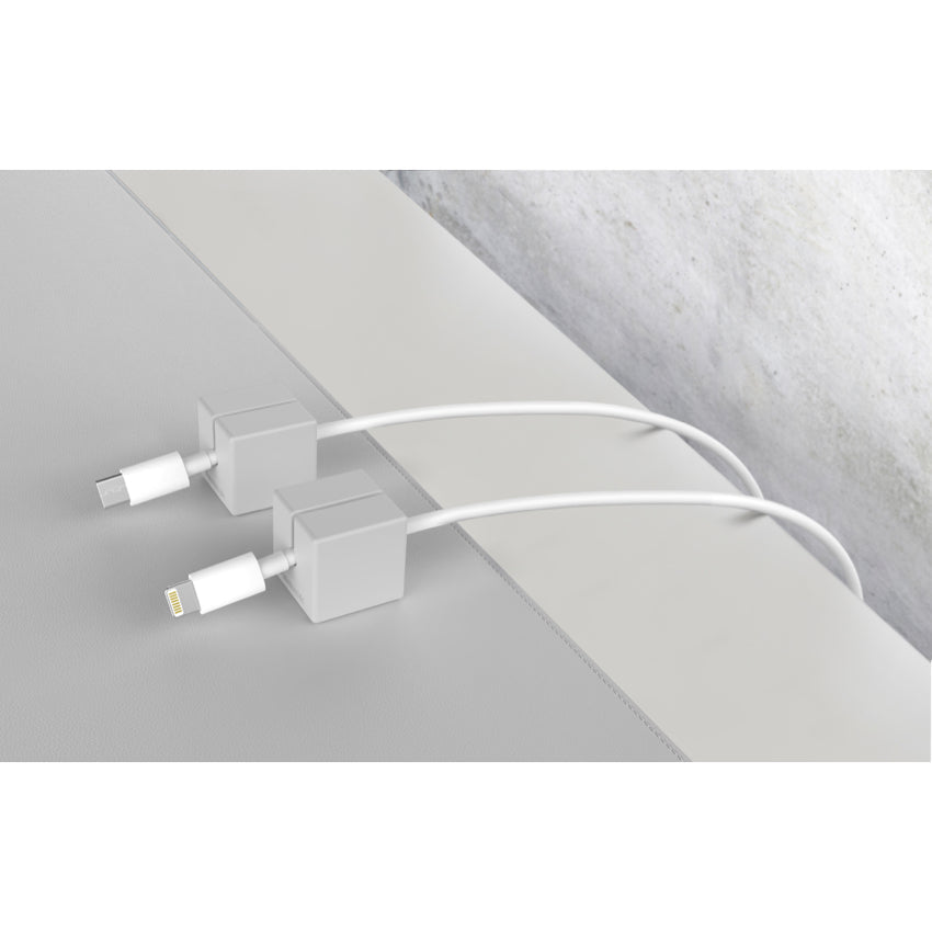 Function 101 - Desk Mat Pro Gray + 2 Gray Cable Blocks