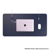Function 101 - Desk Mat Pro Navy + 2 Navy Cable Blocks