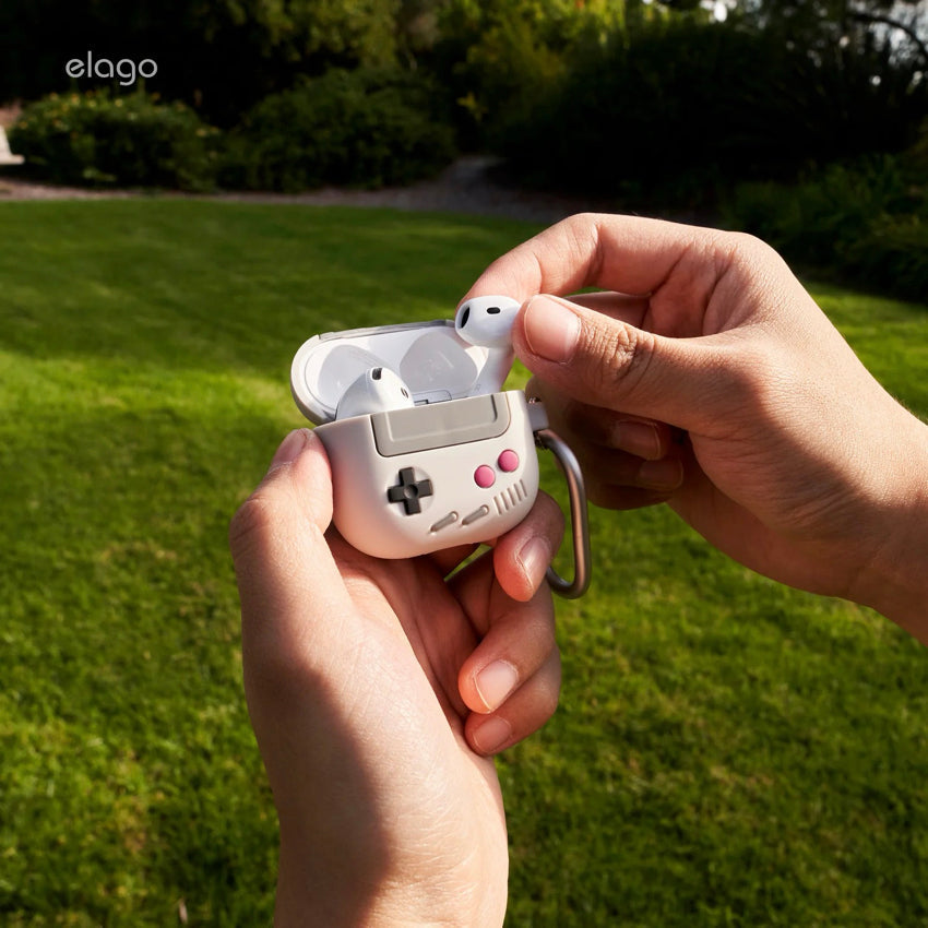 Elago AW5 case for AirPods G4 - Light Grey