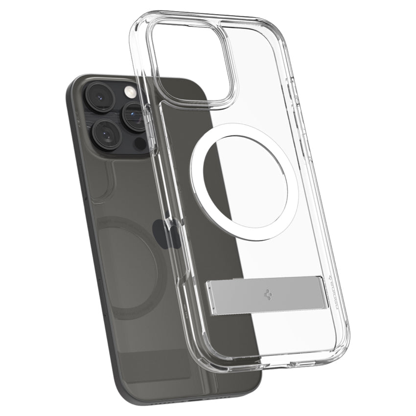 iPhone 16 Pro Max Case Spigen Slim Armor Essential S Magfit - Crystal Clear