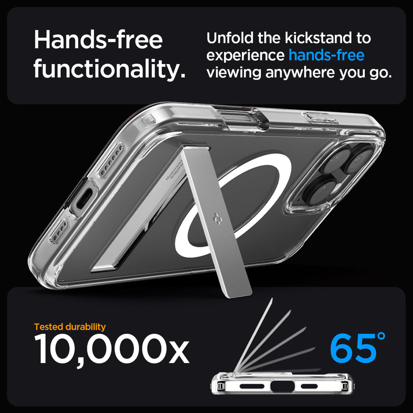 iPhone 16 Pro Max Case Spigen Slim Armor Essential S Magfit - Crystal Clear