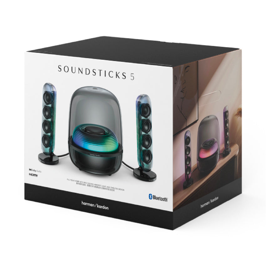 ลำโพงบลูทูธ Soundstick 5 - Black เชื่อมต่อ Bluetooth  แบรนด์ HARMAN KARDON