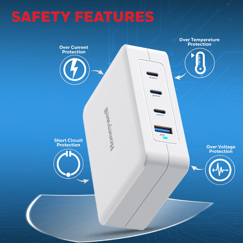 Honeywell Zest Charger - GaN 100W-White
