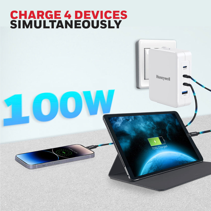 Honeywell Zest Charger - GaN 100W-White