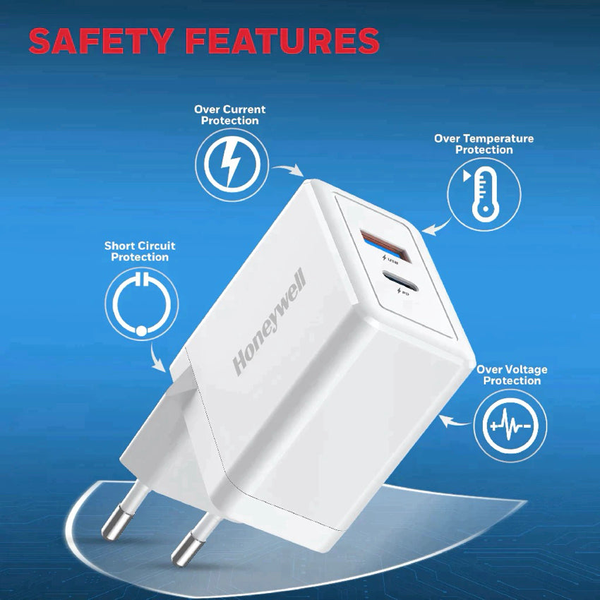 Honeywell Zest Charger - GaN 65W-White