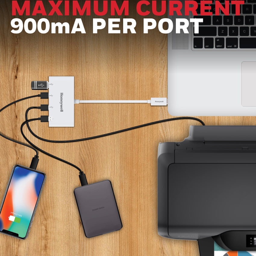 Honeywell Momentum Type C to 4 Port USB 3.0 HUB