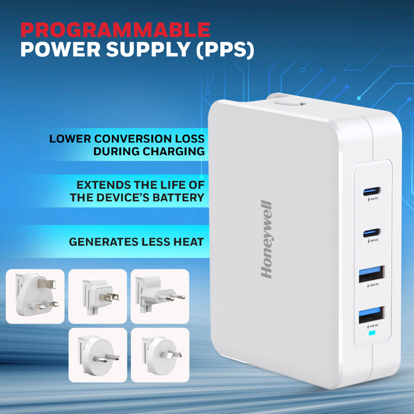 Honeywell Zest Charger - GaN 140W-White