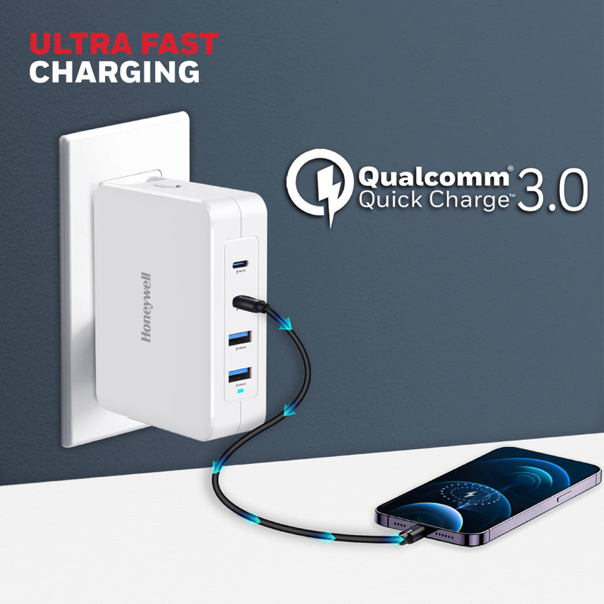 Honeywell Zest Charger - GaN 140W-White