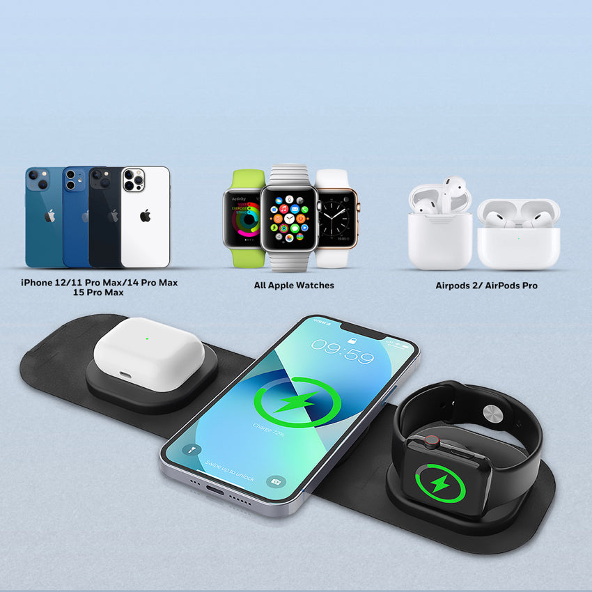 Honeywell Zest Wireless 3 in 1 Foldable Charger