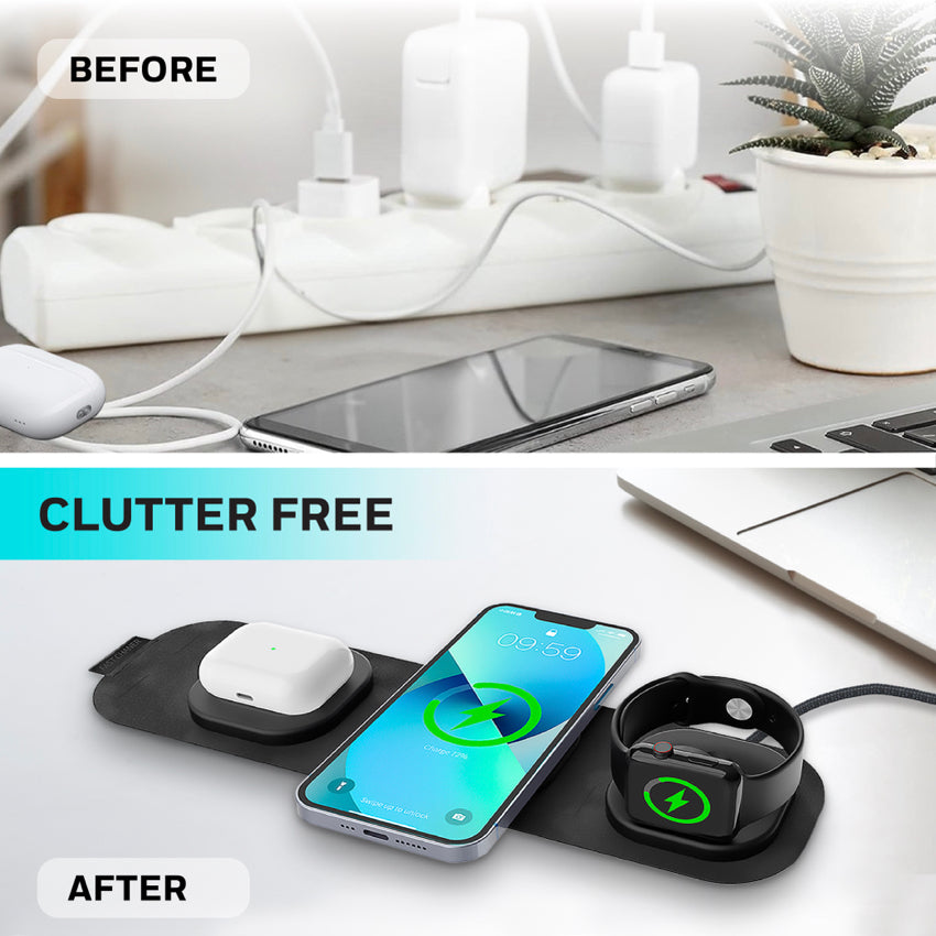 Honeywell Zest Wireless 3 in 1 Foldable Charger