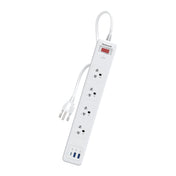 Honeywell 4 Outlet Surge Protector with 1xType C with PD and 2xUSB