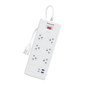 Honeywell 6 Outlet Surge Protector with 2 Type C with PD and 2 USB