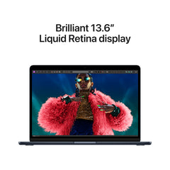 Apple Macbook Air 13 inch Apple M3 with 8-core CPU and 8-core GPU RAM 16GB 256GB - Midnight (ENG)
