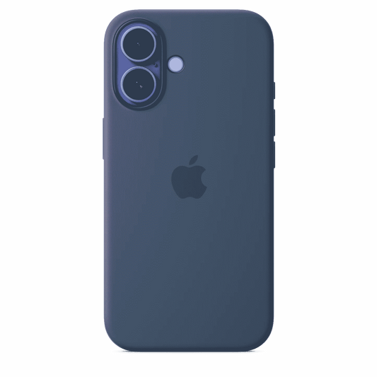 Apple Silicone Case MagSafe iPhone 16 - Denim