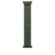 Apple Watch Band 49mm Green Trail Loop - M/L - Black Titanium Finish