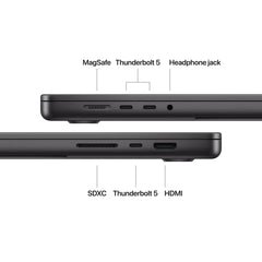 16-inch MacBook Pro: Apple M4 Pro chip with 14‑core CPU and 20‑core GPU, 512GB SSD - Space Black (ENG)