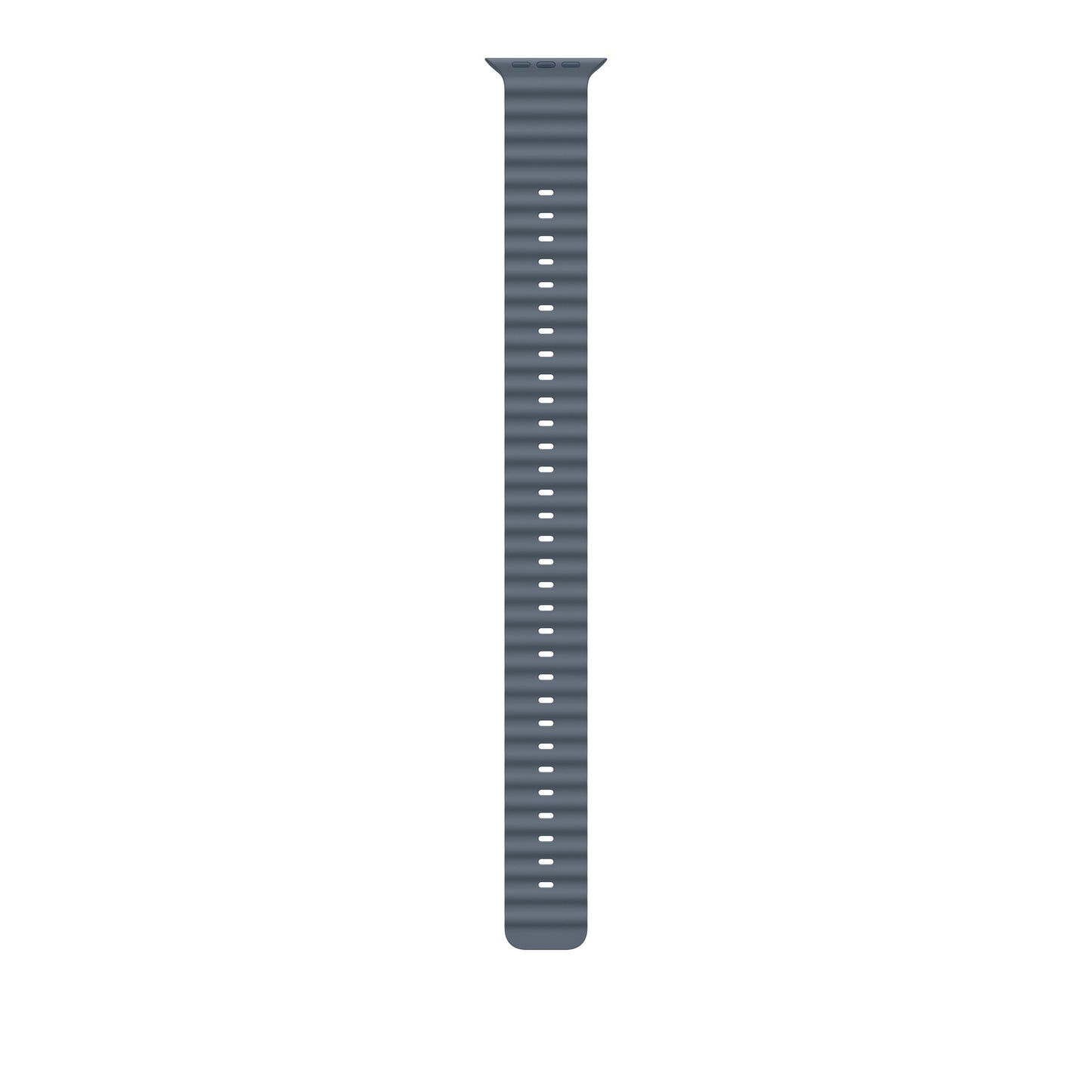 49mm Anchor Blue Ocean Band Extension - Natural Titanium Finish