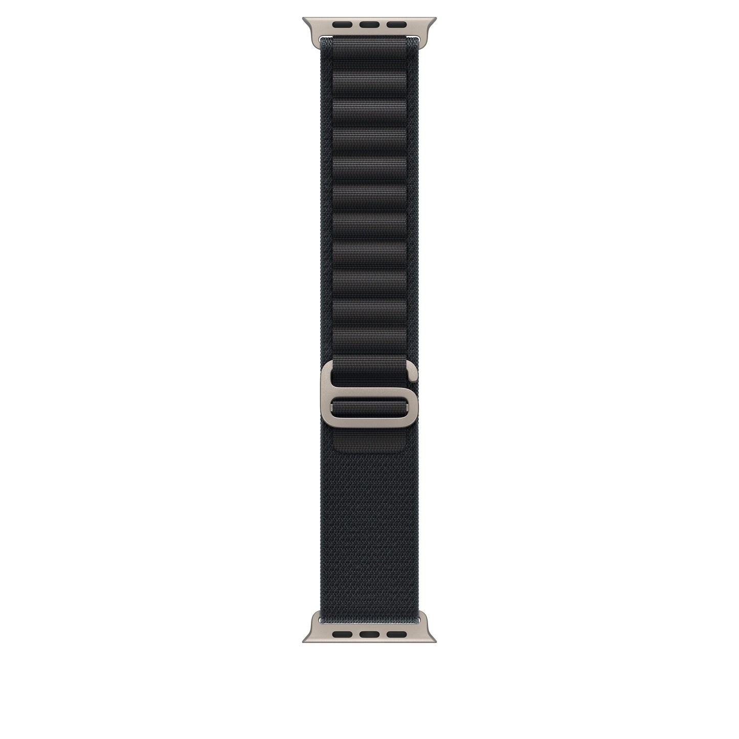 49mm Black Alpine Loop - Large - Natural Titanium Finish