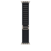 49mm Black Alpine Loop - Large - Natural Titanium Finish