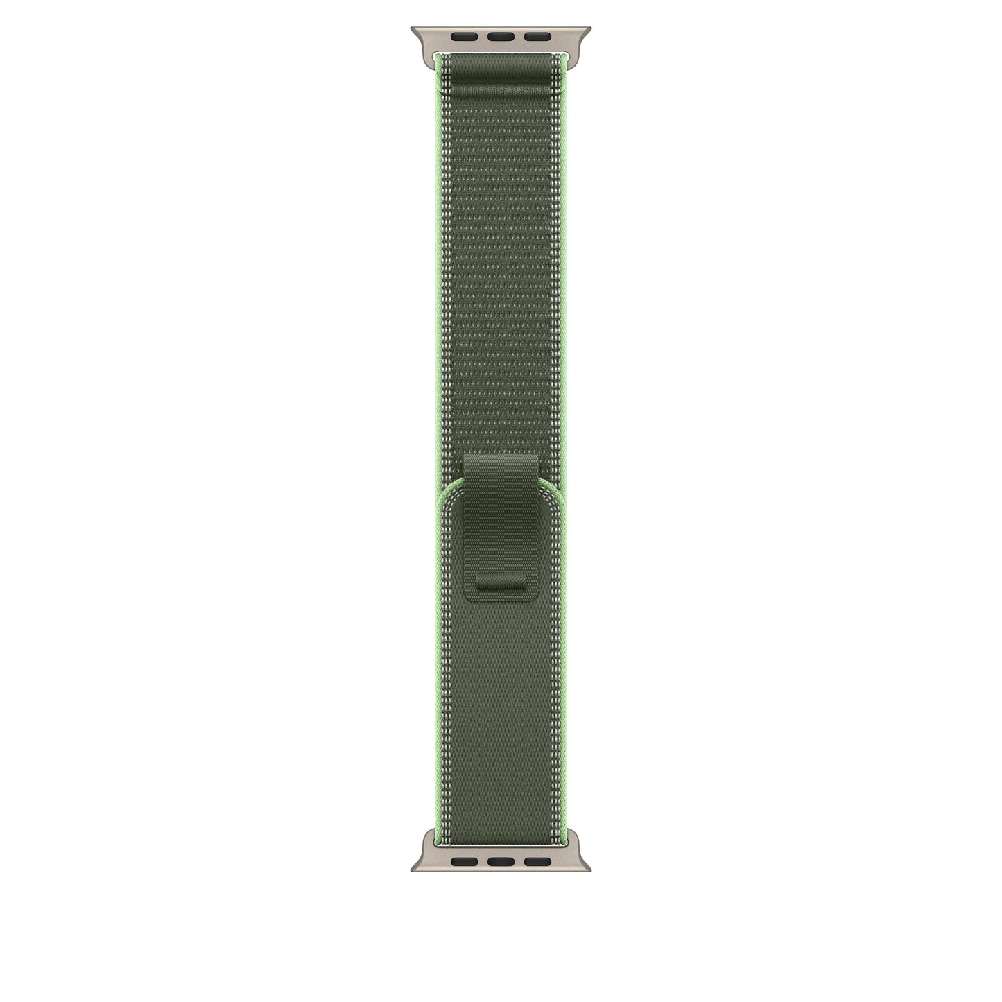 49mm Green/Neon Trail Loop – M/L - Natural Titanium Finish