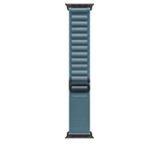 49mm Light Blue Alpine Loop - Large - Black Titanium Finish