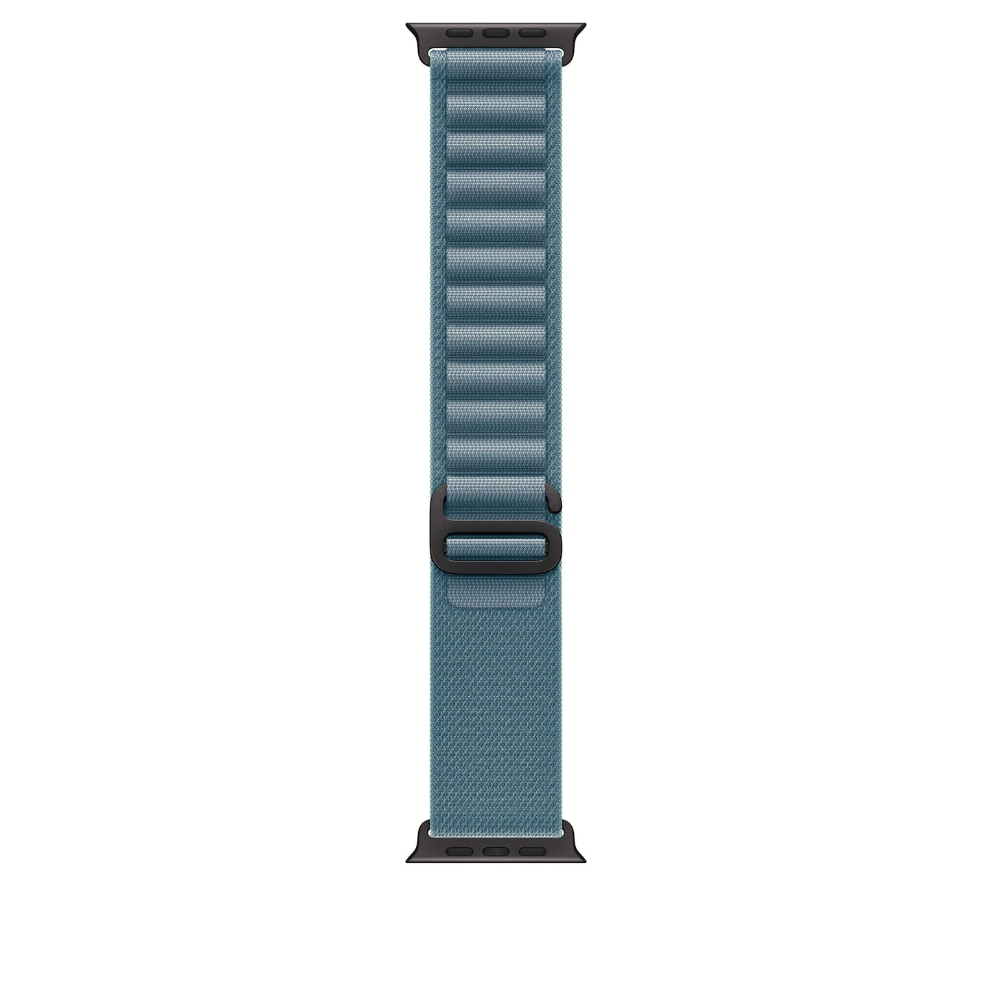 49mm Light Blue Alpine Loop - Medium - Black Titanium Finish