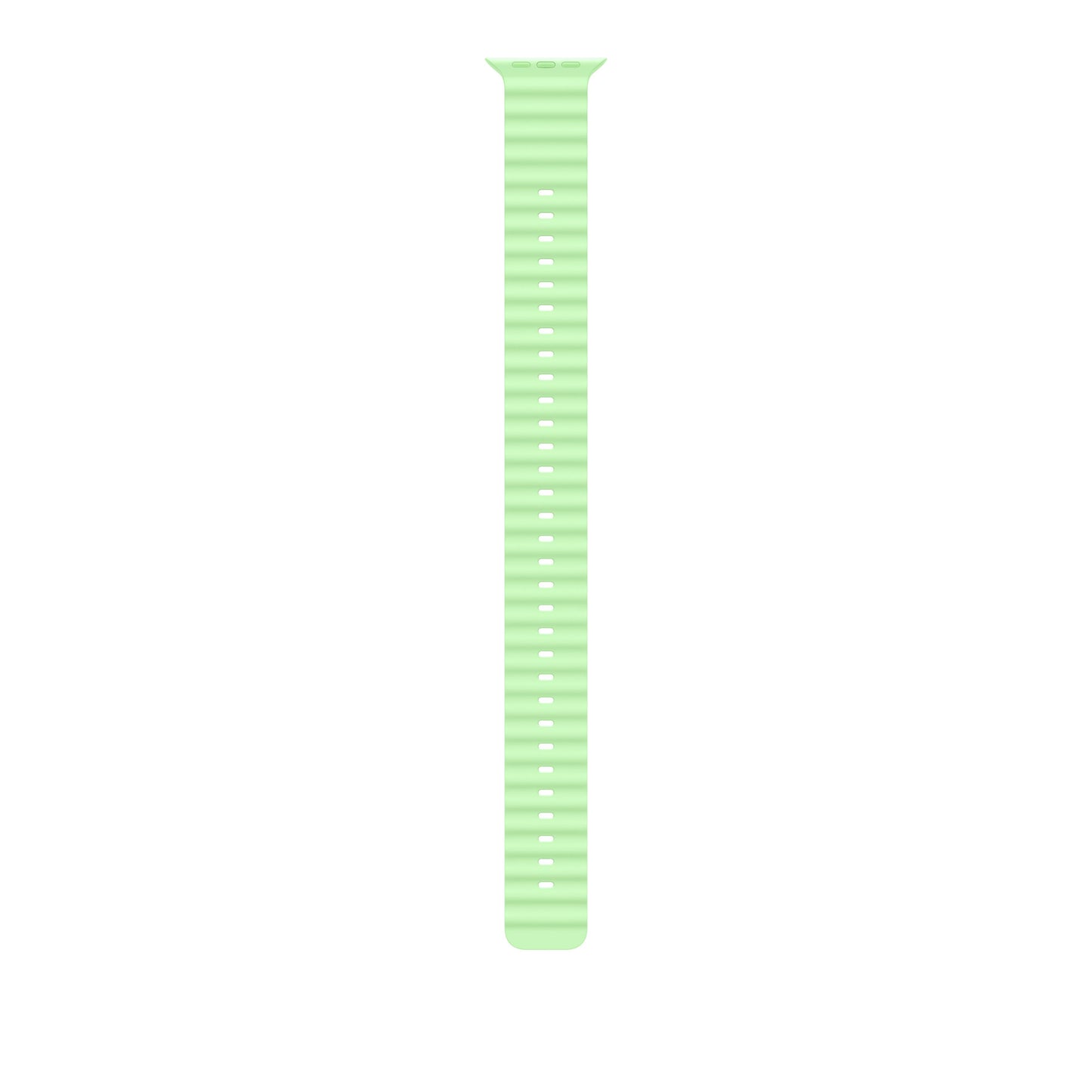 49mm Neon Green Ocean Band Extension - Black Titanium Finish