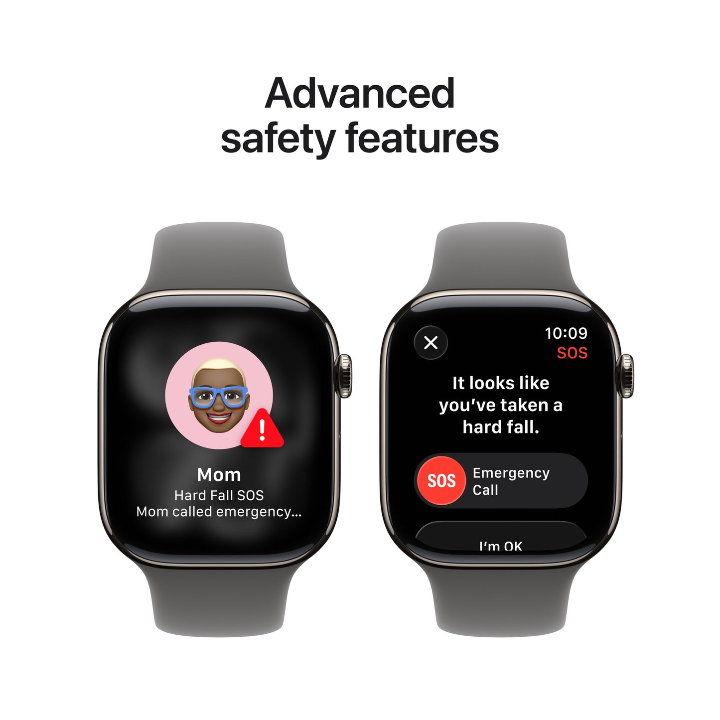 Apple Watch Series 11 GPS + Cellular 46mm Natural Titanium Case with Stone Grey Sport Band - S/M
