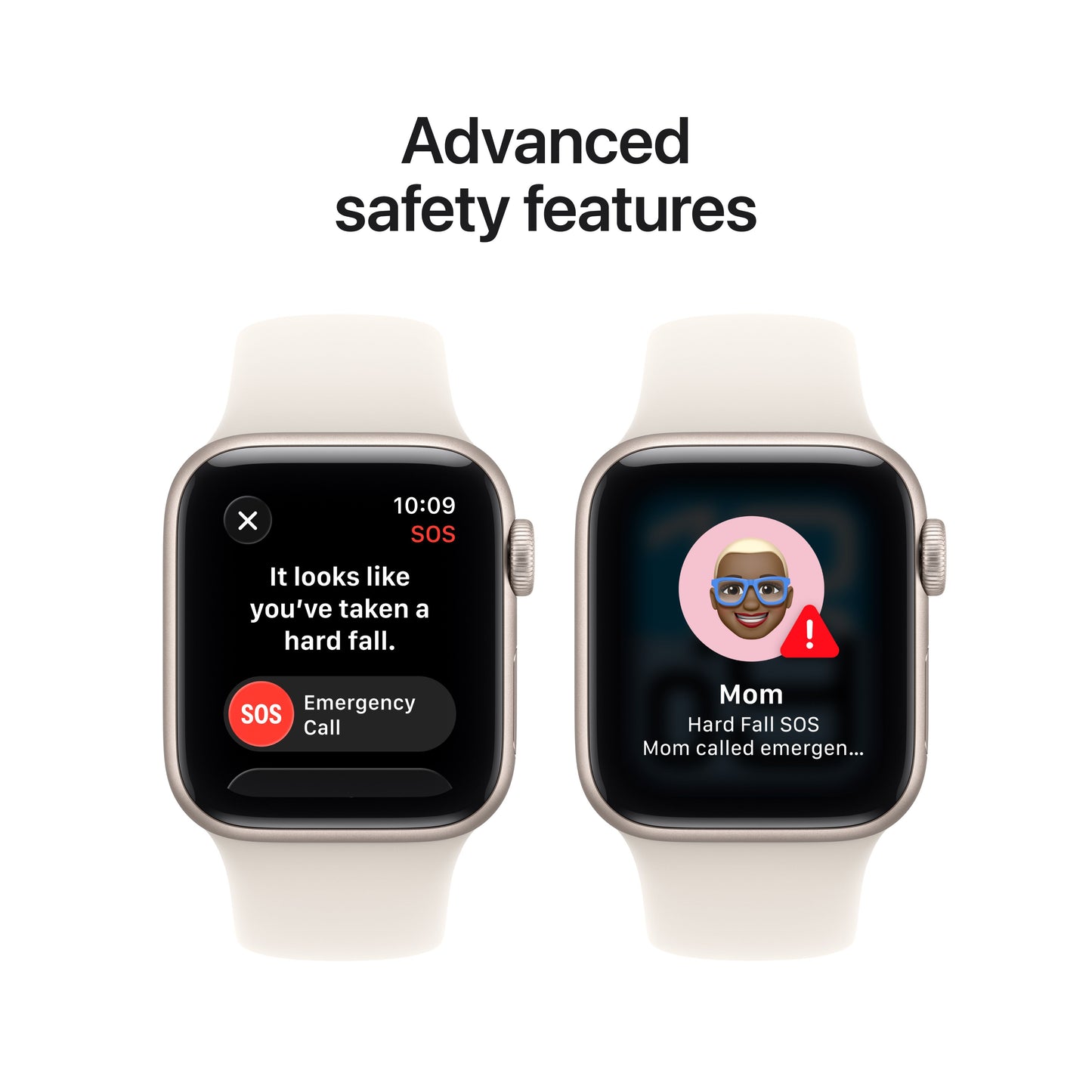 Apple Watch SE 3 GPS + Cellular 40mm Starlight Aluminium Case with Starlight Sport Band - M/L