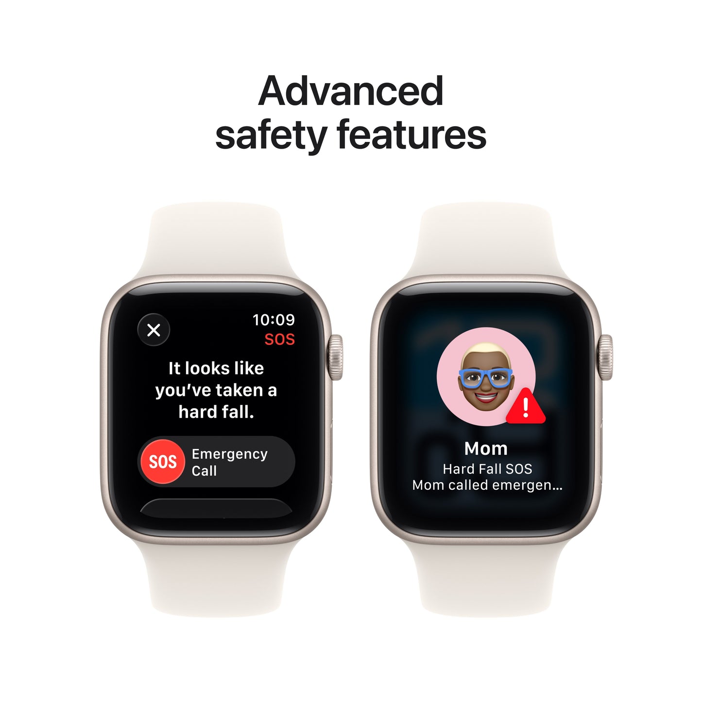 Apple Watch SE 3 GPS + Cellular 44mm Starlight Aluminium Case with Starlight Sport Band - M/L